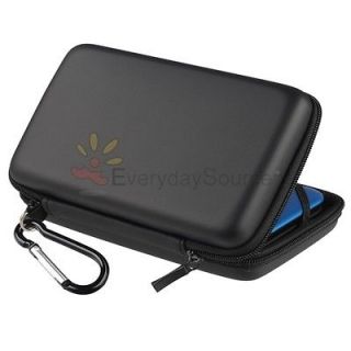 Black EVA Hard Case Carry Bag Pouch For Nintendo 3DS N3DS XL