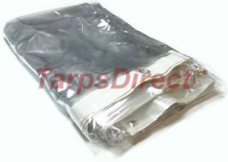 10 Clear Vinyl Tarps   20 Mil   Finished Size