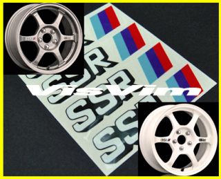 SSR Wheel Spoke Decal Sticker SP1 SP1R Type C RS GT2  H