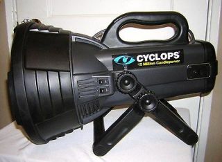 CYCLOPS 15 MILLION CANDLEPOWER by THOR  RECHARGEABLE   NEW BATTERY 