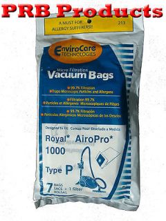   RY 1000 Type P Allergy Canister Vacuum Cleaner Bag Dirt Devil #213