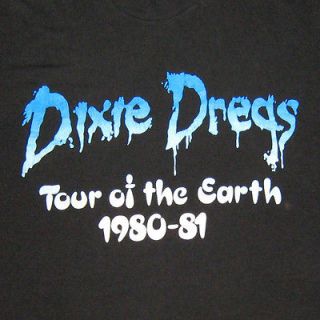 Vintage Original Dixie Dregs Tour of the Earth Concert Shirt 1980 