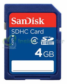 New SANDISK 4GB SD Secure Digital Flash Memory card Class 4 SDSDB 4096 
