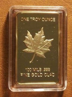 oz CANADIAN GOLD GLAD+FREE DUST PROOF CASE+ free shiping IN USA WOW