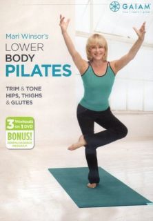 GAIAM MARI WINSOR LOWER BODY PILATES DVD WORKOUT EXERCISE FITNESS NEW 