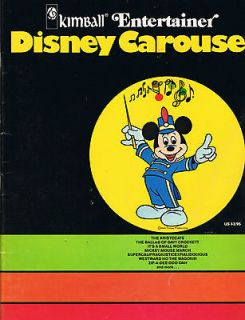   Entertainer Disney Carousel by Hal Leonard Publishing Corp cw 1976