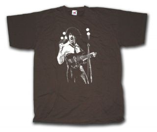 PHIL LYNOTT ON STAGE FIST T SHIRT THIN LIZZY GARY MOORE