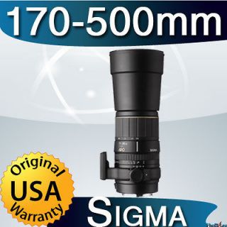 Sigma Zoom Telephoto 170 500mm f/5 6.3 APO DG Autofocus Lens for Sigma 