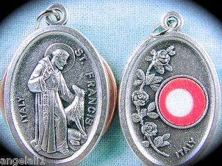 Wolf of Gubbio St Francis of Assisi 3rd Class Relic St Medal +24 