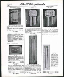 1939 40 Ad Nu Tone Electric Door Chimes Tubular 2 Two ORIGINAL 