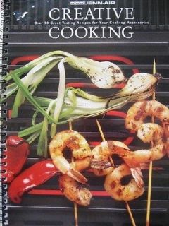 Jenn Air CREATIVE COOKING spiral 1996 grill recipes cookbook 32 pages