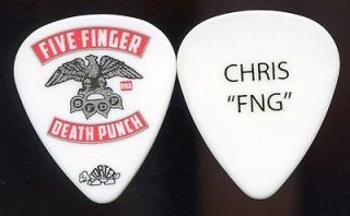 FIVE FINGER DEATH PUNCH 2011 Tour Guitar Pick CHRIS KAEL custom 