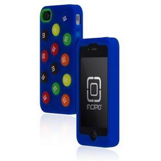BLUE Incipio MM 008 M&M Dotties Silicone Case for iPhone 4 and 4S