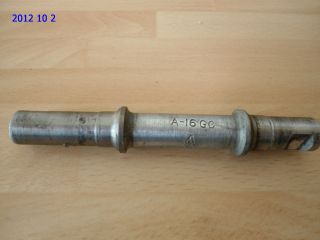 Vintage bicycle Raleigh Industries A 16 GC bottom bracket axle spindle