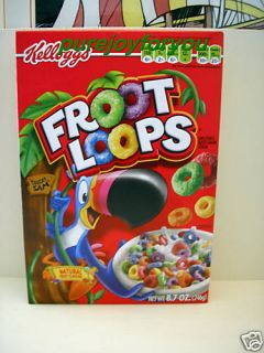 Kelloggs FROOT LOOPS 12 oz Box of Muti Grain Cereal