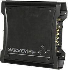 2010 Kicker 10ZX200.2 200w 2 Channel Car Stereo Amplifier ZX200.2 