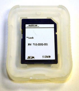Original Magellan GPS 512mb SD Card for Maps Roadmate Maestro 3220 