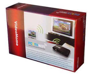 Wireless WiFi PC to VGA HDTV Digital TV Video Converter 1440x900 