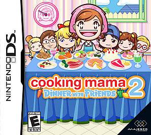 COOKING MAMA 2 DINNER WITH FRIENDS (Nintendo DS, 2007) COMPLETE GAME 