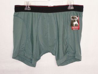 New Mens Jockey Green Midway Boxer Brief, Size Extra Large (XL 40 42)