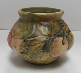 FANTASTIC WELLER Art Pottery Vase BALDIN APPLE 1915 20 Fantastic 