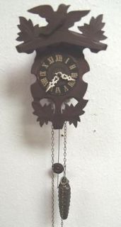 Antique German Black Forest Novelty Cuckoo Clock Refurbished 