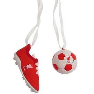 Liverpool FC Official Product Car Accessories Hanging Mini Ball & Boot 