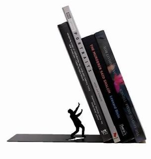 ARTORI Design Falling Books Metal Art Ori Bookend Funny Book Stand 