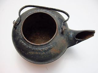 antique cast iron tea kettle in Kitchen & Home