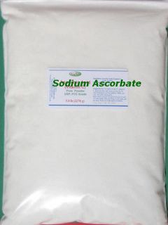 1lb ( 500g) Sodium Ascorbate Buffered Ascorbic Acid Pure Powder USP