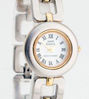 ANNE KLEIN II Ladies’ White Dial Two Tone Watch 10/2921T