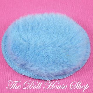   Price Loving Family Dollhouse Blue Bathroom Fuzzy Fluffy Floor Rug Mat