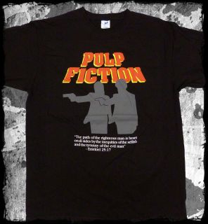 Pulp Fiction   Eziekiel Outline t shirt   Official   FAST SHIP