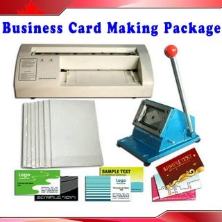 Full Set Bleed Auto Business Card Making PVC Die Punch Cutter Rounder 