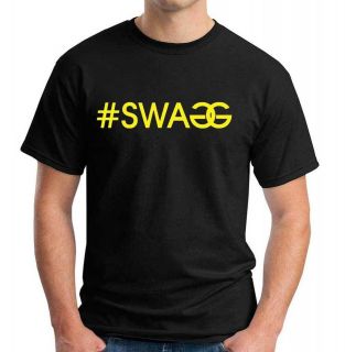 SWAGG Shirt Pauly D MTV Jersey Shore swag Black T Shirt SWAGG