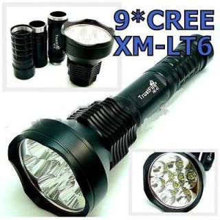   LED Lamp Torch Flashlight TrustFire AK 47 9x Cree MX L T6 11000 Lumens