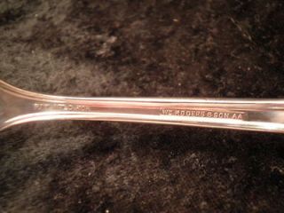 Wm Rogers & Son AA Mayfair 1923 Meat Serving fork silverplated