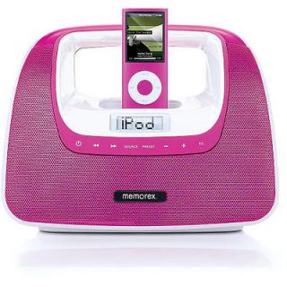 Memorex miniMove Boombox   Pink for iPod