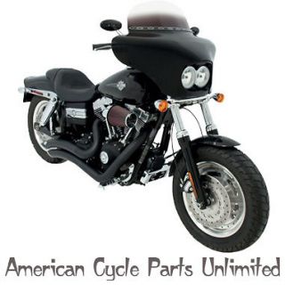 Memphis Shades Batwing Fairing Harley Fat Bob FXDF Complete Kit