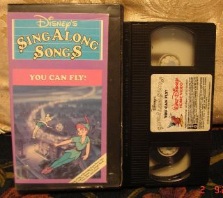 Walt Disneys Sing Along Songs YOU CAN FLY Peter Pan RARE HTF 