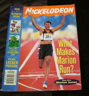 NICKELODEON MAGAZINE VINTAGE September 2000 Summer Olympics Marion 