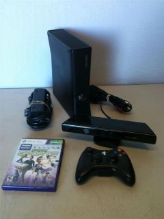 Microsoft Xbox 360 S (Latest Model)  with Kinect 4 GB Matte Black 
