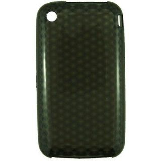 For iPhone 3 and 3GS Soft flexible Black Gel cell phone cover case