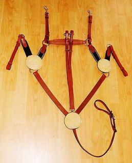   POINT BREASTPLATE + MARTINGALE, ** Full **, colour   NEWMARKET Brown
