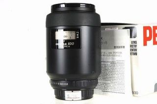 Pentax FA 100mm F/2.8 Macro Lens *EX in Box*