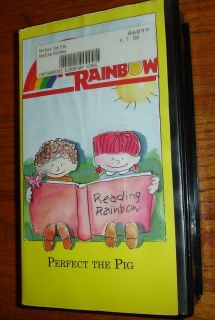 Used Reading Rainbow Episode VHS Perfect the Pig