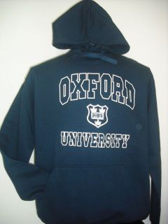 New Oxford University Sweatshirt Hoodie Hoody (N.Blue) Adult Unisex 