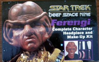 Star TrekNext Generation/DS9 Ferengi Mask & Make Up Kit Boxed