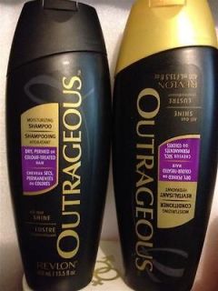 Revlon Outrageous SHAMPOO & CONDITIONER Dry/Chemical Treated Hair DUO 