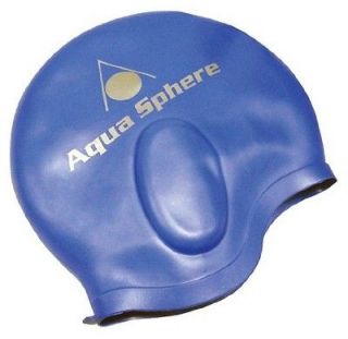 Aqua Sphere Aqua Glide Silicone Swimmers Cap   Blue *FREE FREIGHT*